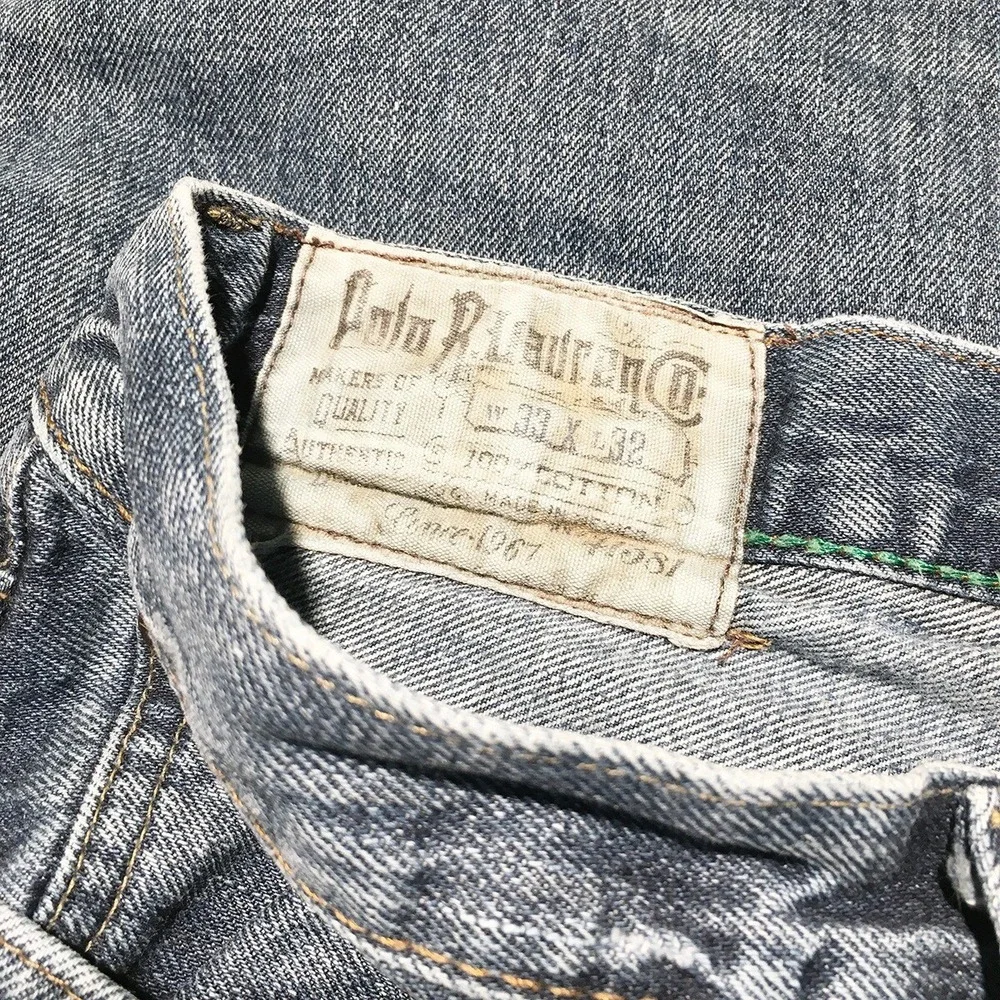 POLO RALPH LAUREN Cortlandt Straight‎ Leg Jeans • Men's 33 x 32 • blue denim
